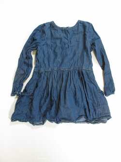 Džínové šaty dl rukáv pro holky secondhad Džínové šaty dl rukáv pro holky secondhad