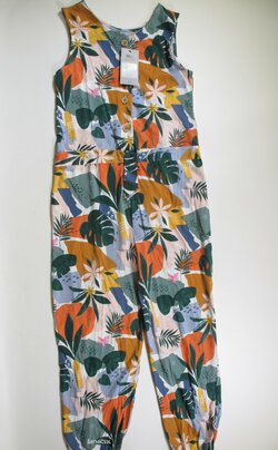 Letní overal s kytkami outlet Letní overal s kytkami outlet