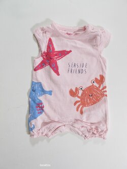 Letní overal pro holky růžový secondhand Letní overal pro holky růžový secondhand