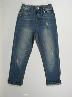 Modré džínové kalhoty secondhand Modré džínové kalhoty secondhand