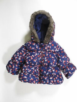 Zimní kytkovaná bunda pro holky secondhand Zimní kytkovaná bunda pro holky secondhand