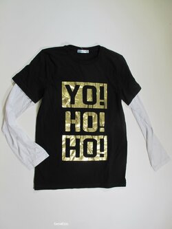 Triko dl.rukáv pro děti černo bílé secondhand Triko dl.rukáv pro děti černo bílé secondhand