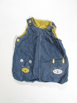 Šaty pro holky modré s puntíkem secondhand Šaty pro holky modré s puntíkem secondhand