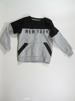 Mikina pro kluky šedo černá secondhand Mikina pro kluky šedo černá secondhand