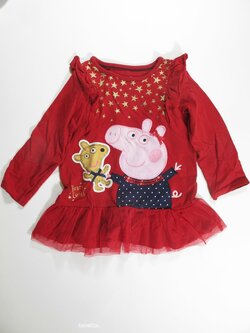 Tunika dl rukáv pro holky červená secondhand Tunika dl rukáv pro holky červená secondhand