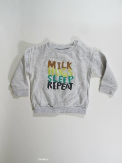 Obrázková šedá mikina pro kluky secondhhand Obrázková šedá mikina pro kluky secondhhand