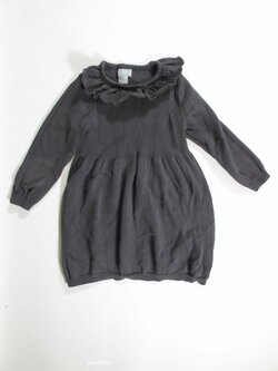 Úpletové šaty pro holky šedé secondhand Úpletové šaty pro holky šedé secondhand