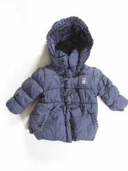 Zimní modrá bunda pro holky secondhand Zimní modrá bunda pro holky secondhand