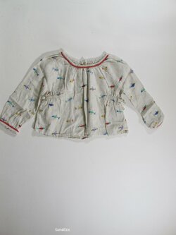 Halenka dl rukáv pro holky s kytkami secondahnd Halenka dl rukáv pro holky s kytkami secondahnd