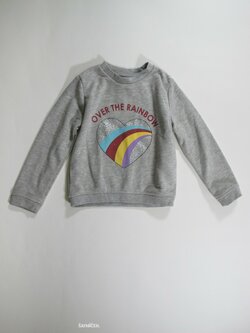 Šedá mikina pro holky secondhand Šedá mikina pro holky secondhand