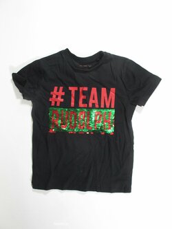 Triko černé pro děti vánoční secondhand Triko černé pro děti vánoční secondhand