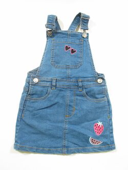 Džínová šatovka s obrázky secondhand Džínová šatovka s obrázky secondhand