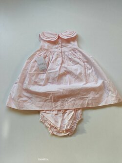 Růžové šaty s čepičkou kr. rukáv outlet Růžové šaty s čepičkou kr. rukáv outlet