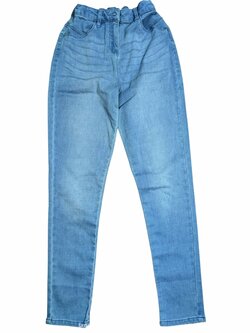 Světle modré džínové kalhoty pro holky secondhand girlswear Světle modré džínové kalhoty pro holky secondhand girlswear