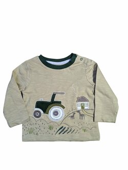 Béžové triko s dlouhým rukávem a obrázkem outlet Nutmeg Béžové triko s dlouhým rukávem a obrázkem outlet Nutmeg