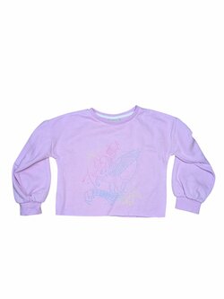 Růžová mikina s jednorožcem pro holky secondhand girlswear Růžová mikina s jednorožcem pro holky secondhand girlswear