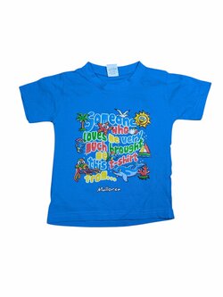 Světle modré triko s obrázkem pro kluky secondhand Anbor BEBE Světle modré triko s obrázkem pro kluky secondhand Anbor BEBE