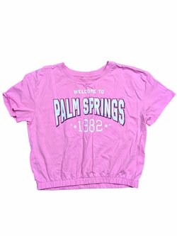 Růžové triko s nápisem pro holky secondhand Page One Růžové triko s nápisem pro holky secondhand Page One