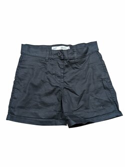 Černé pevné kraťasy se třpytkami pro holky secondhand Denim Černé pevné kraťasy se třpytkami pro holky secondhand Denim